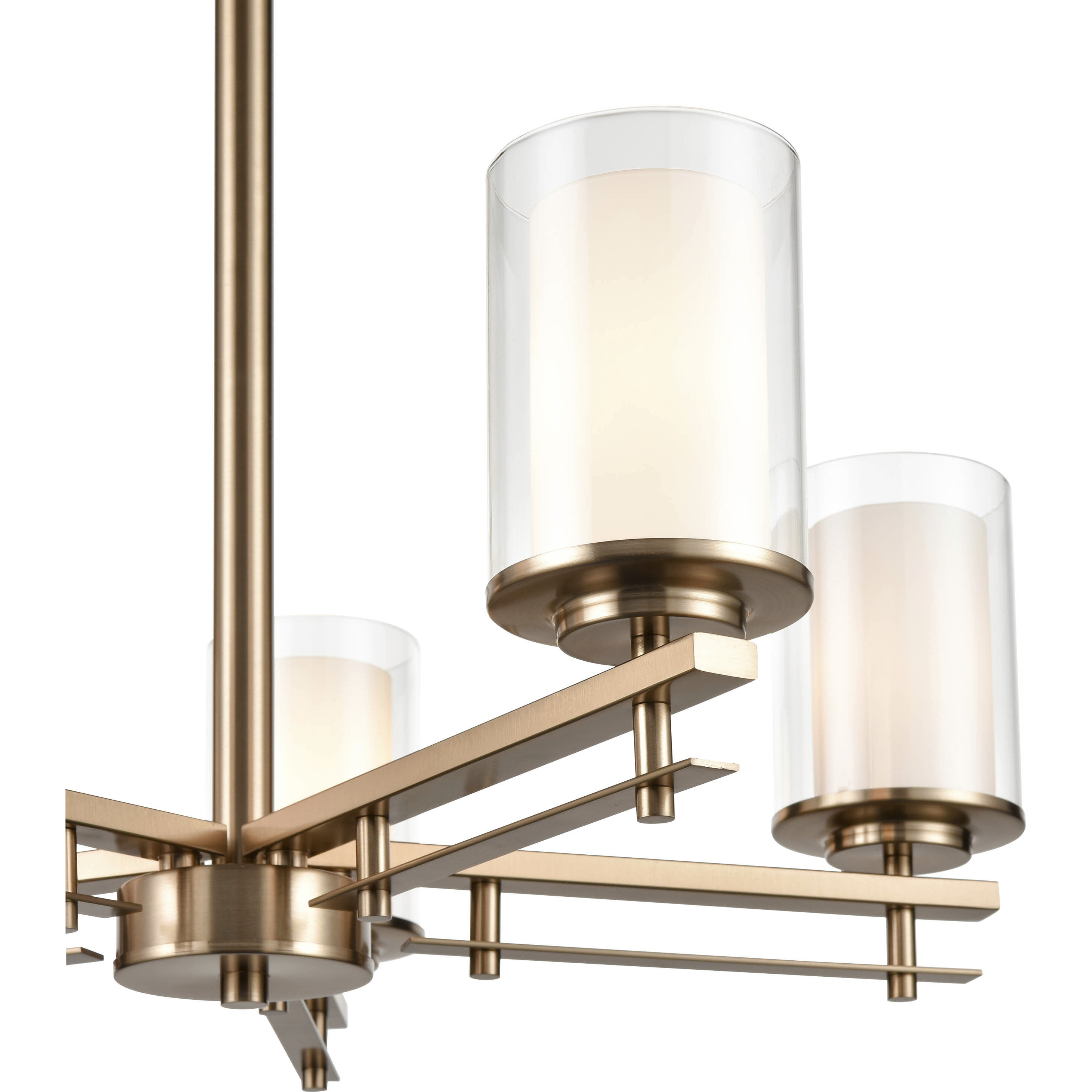 Huderson 5 Light 26 inch Modern Gold Chandelier Ceiling Light